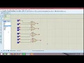Logic gates AND OR NOR and XOR in proteus
