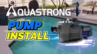 AquaStrong Pool Pump installation