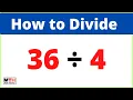 36 divided by 4 36 4