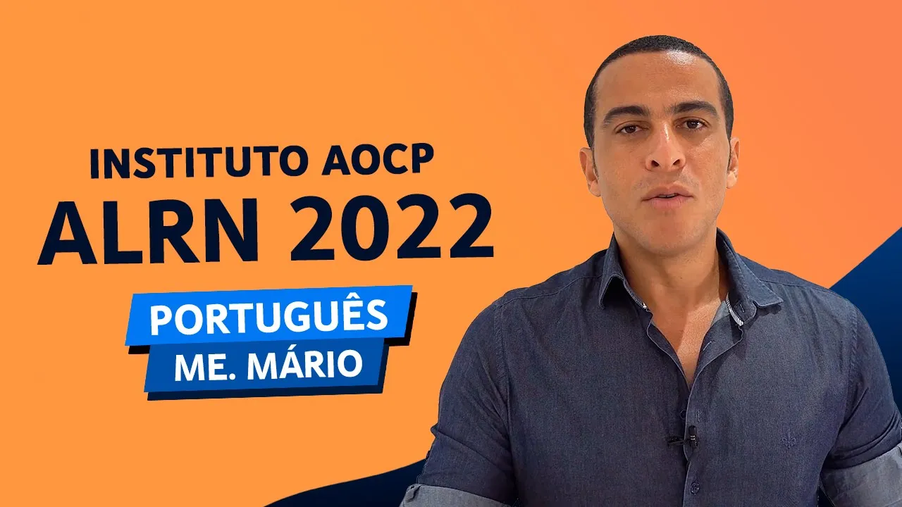CONCURSO ALRN 2022 - Português (Instituto AOCP)
