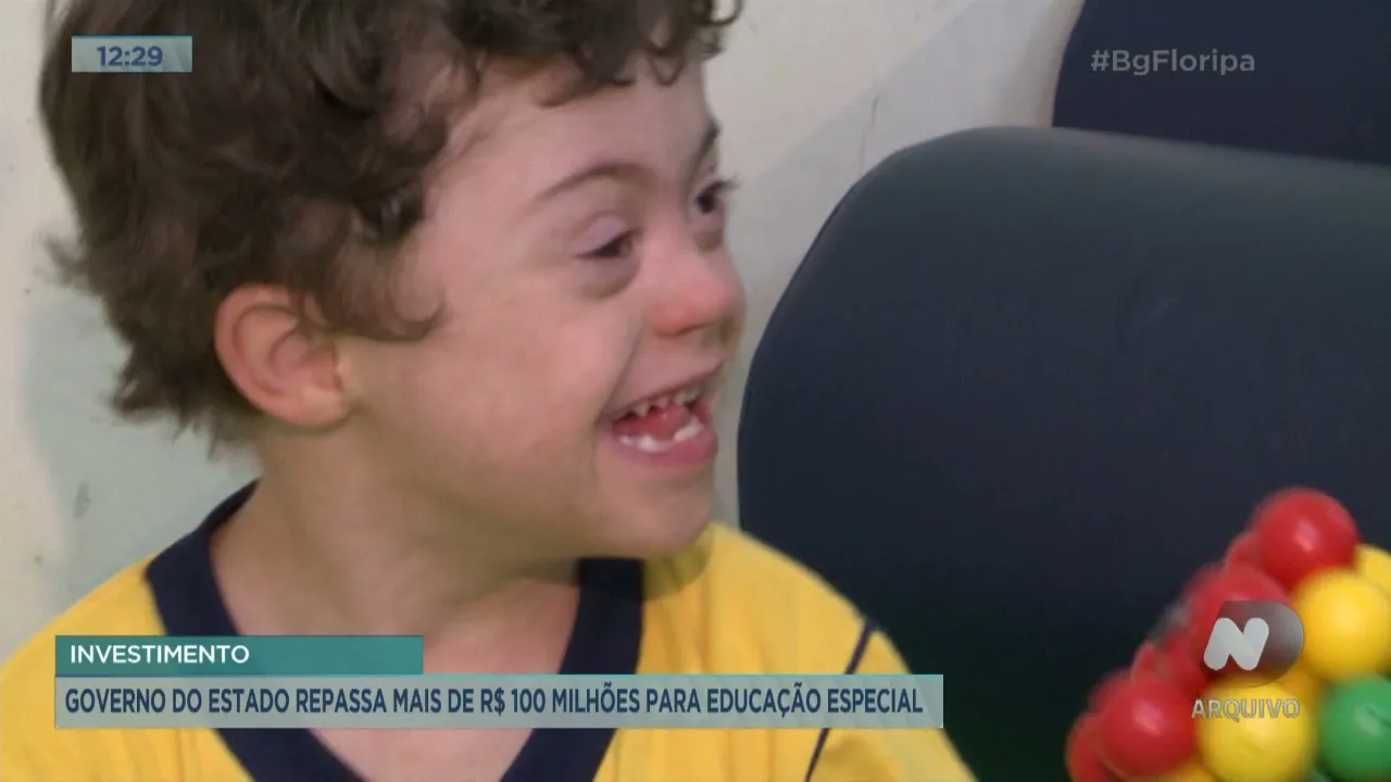 Investimento: Governo de SC repassa mais de R$ 100 Milhões para educação especial
