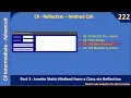 C Reflection Method Call Part 3 - Invoke Static Method C Advanced