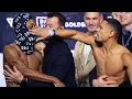 Jamaine Ortiz SLAPS Keyshawn Davis SECURITY during HEATED Weigh In Face Off