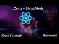 Strict Mode in React Mastering of React Part - 25