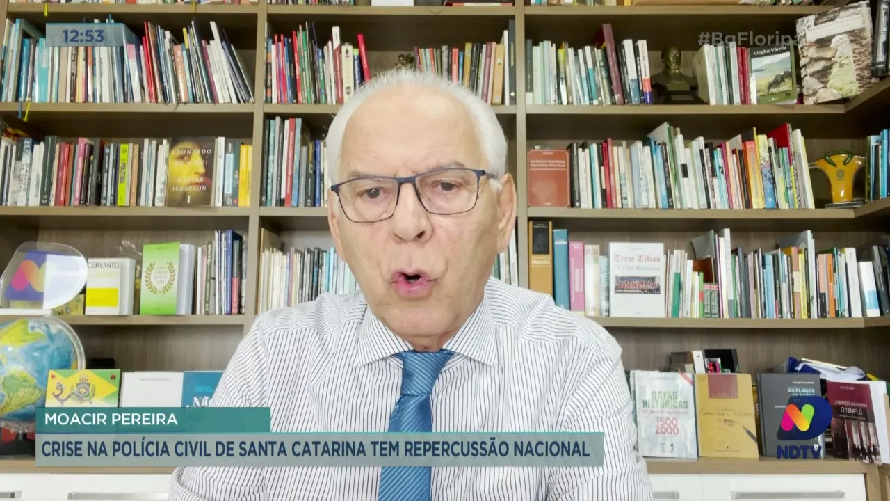 Moacir Pereira: crise na Polícia Civil de SC teve repercussão nacional