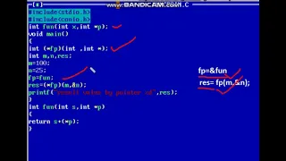 Passing Pointers to Functions in C