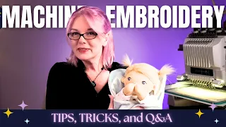 Machine Embroidery LIVE Q A Sew Baby Elodie Together