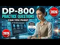 DP-800 Questions Newly Updated 2026 Developing AI-Enabled Database Solutions Practice Questions