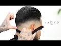 SLICK BACK FADE BARBER TUTORIAL