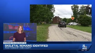 Skeletal remains found in York County identified as missing Hanover man