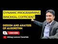 Binomial Coefficient Using Dynamic Programming Solved Example Complexity Calculation