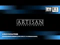 Logo Evolution Artisan Entertainment 1998-2005 ft its predecessors