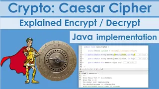 Crypto Caesar Cipher explained Java implementation