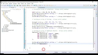 Java Sort Array of Objects in Ascending and Descending Order Arrays sort Method