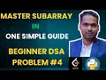 DSA interview question and answer All Subarrays in an Array Brute Force Explained Problem 4