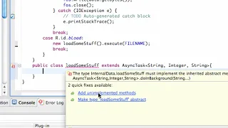 Android Application Development Tutorial 101 Async Task class to load stuff YouTube