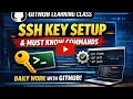 GitHub SSH Key Setup Step-by-Step Daily Used Git Commands