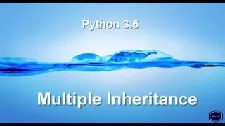 Multiple Inheritance - Python 3 5