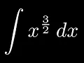 Integral of x
