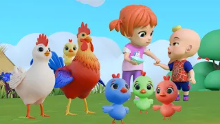 Đàn Gà Con Trong Sân - Con Gà Trống - Nhạc Thiếu Nhi Vui Nhộn