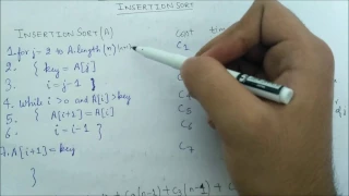 Insertion Sort Time Complexity-part 2