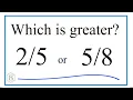 Which fraction is greater or