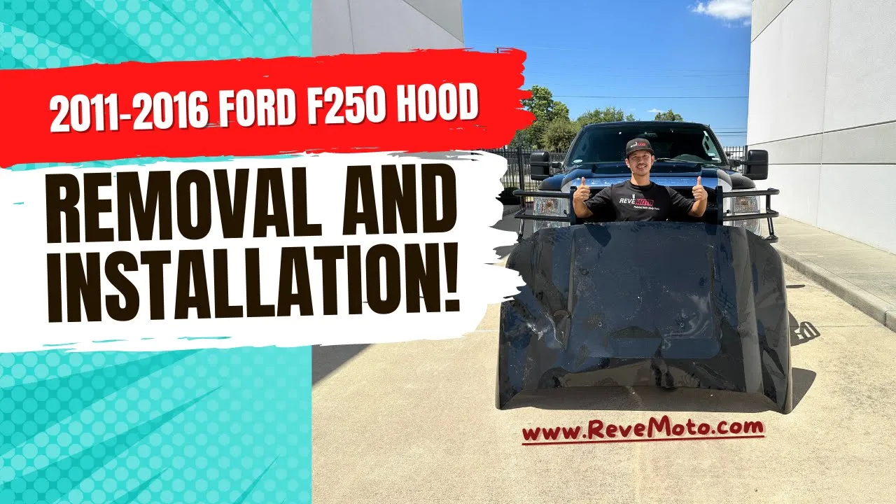 2011-2016 Ford F250 : Hood Painted