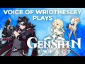 Wriothesley Voice Actor PLAYS Genshin Impact Part 1 - Nothing is Sacred