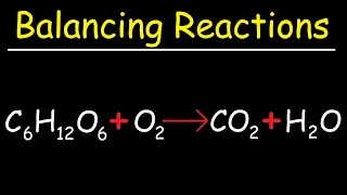 How To Balance C6H12O6 O2 CO2 H2O - Cellular Respiration Photosynthesis