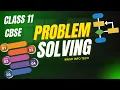 CBSE CLASS 11 CS Problem Solving Algorithm Flowchart