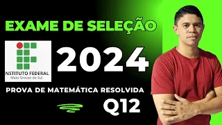 Matemática IFMS 2024: Operações Básicas e Porcentagem