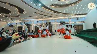 استعراض قلبي غنى من حفل تخريج مدرسة بسمة الخاصة دندنها
