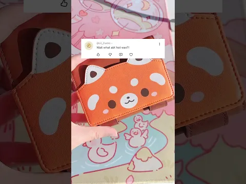 Is the red panda wallet WAX PROOF 🔥launching TODAY 10/23 at 7 PM EST💕 #kawaiifashion