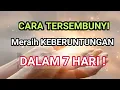 Download Lagu Motivasi Hidup Sukses - CARA TERSEMBUNYI MERAIH KEBERUNTUNGAN DALAM 7 HARI!!