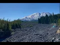 Men Horses Surrounded by Screaming Sasquatch South Slope Mt St Helens