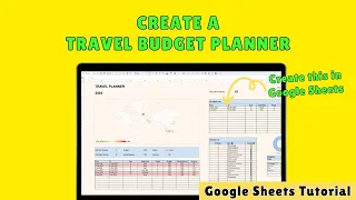 How to create a Travel Budget Planner in Google Sheets