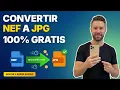 Como convertir NEF a JPG super rapido sin perder calidad Convertir NEF a JPG