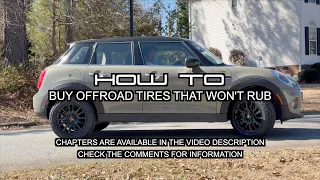 Will Bigger Tires Fit online calculator tool avoid returns risks know for sure in advance