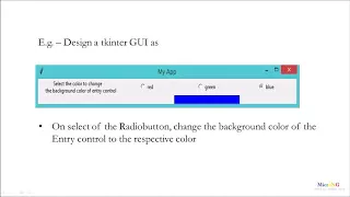 Python - tkinter Radiobutton