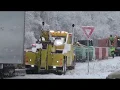 Palmyra PA - Snow Squall Effects Flipped Tractor Trailer Cleanup