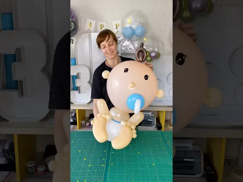 #balloon #diy #baby #top #youtube #shorts #wow #pop #art #usa #art #artist #balloondecoration