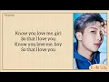 Download Lagu BTS - Jungkook \u0026 Rapmon 'I Know' (알아요) [Easy Lyrics]