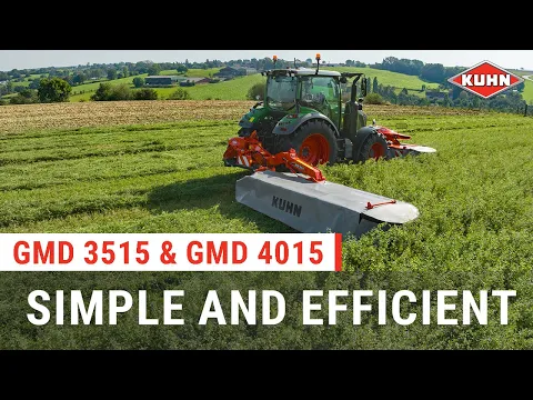 Increase work output from your farm with our mounted disc mowers | GMD 1015 series | KUHN