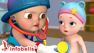 🩺 Johny Johny Yes Papa - ಸುಳ್ಳು ಹೇಳುತ್ತಿದ್ದೀರಾ? Telling lies | Kannada Rhymes for Kids | Infobells