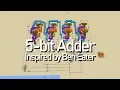 5-bit Adder in Minecraft