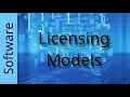 Software Part 5 Licensing Models