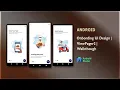 Onboarding UI screen design ViewPager2 Android Studio