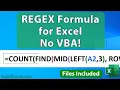 Regular Expression Match Formula in Excel No VBA - Regex System Part 1