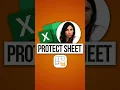 Lock Cells in Excel to protect them from being changed