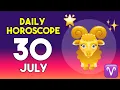 Aries horoscope today - July 30 2026